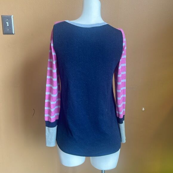 Nic+Zoe Vital Striped Top Sweater Pullover, Size XS - Picture 7 of 14